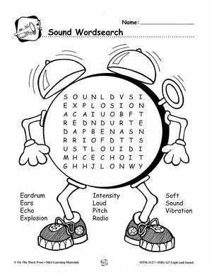 Light and Sound Lessons and Experiments Grades 1-3