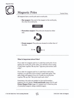 Magnets Lessons and Experiments Grades 1-3