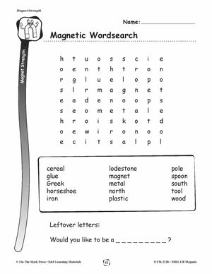 Magnets Lessons and Experiments Grades 1-3