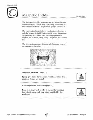 Magnets Lessons and Experiments Grades 1-3