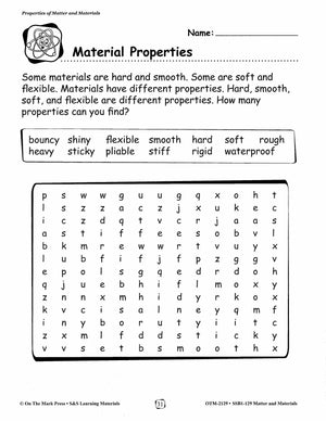 Matter and Materials Lessons and Experiments Grades 1-3