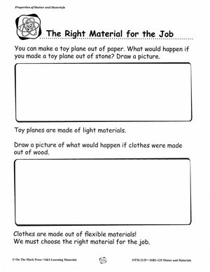 Matter and Materials Lessons and Experiments Grades 1-3