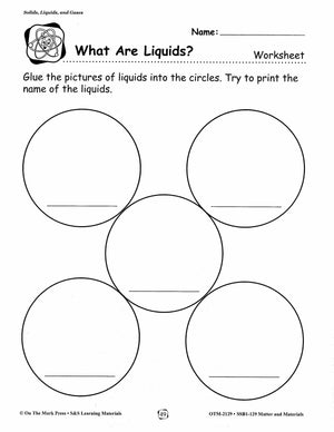 Matter and Materials Lessons and Experiments Grades 1-3