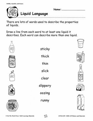 Matter and Materials Lessons and Experiments Grades 1-3