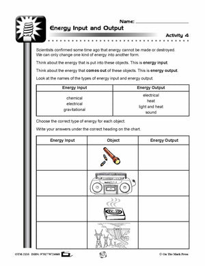 Energy Lessons and Experiments Grades 4-6
