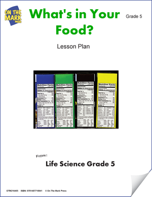 What's in Food? Lesson Plan Grade 5