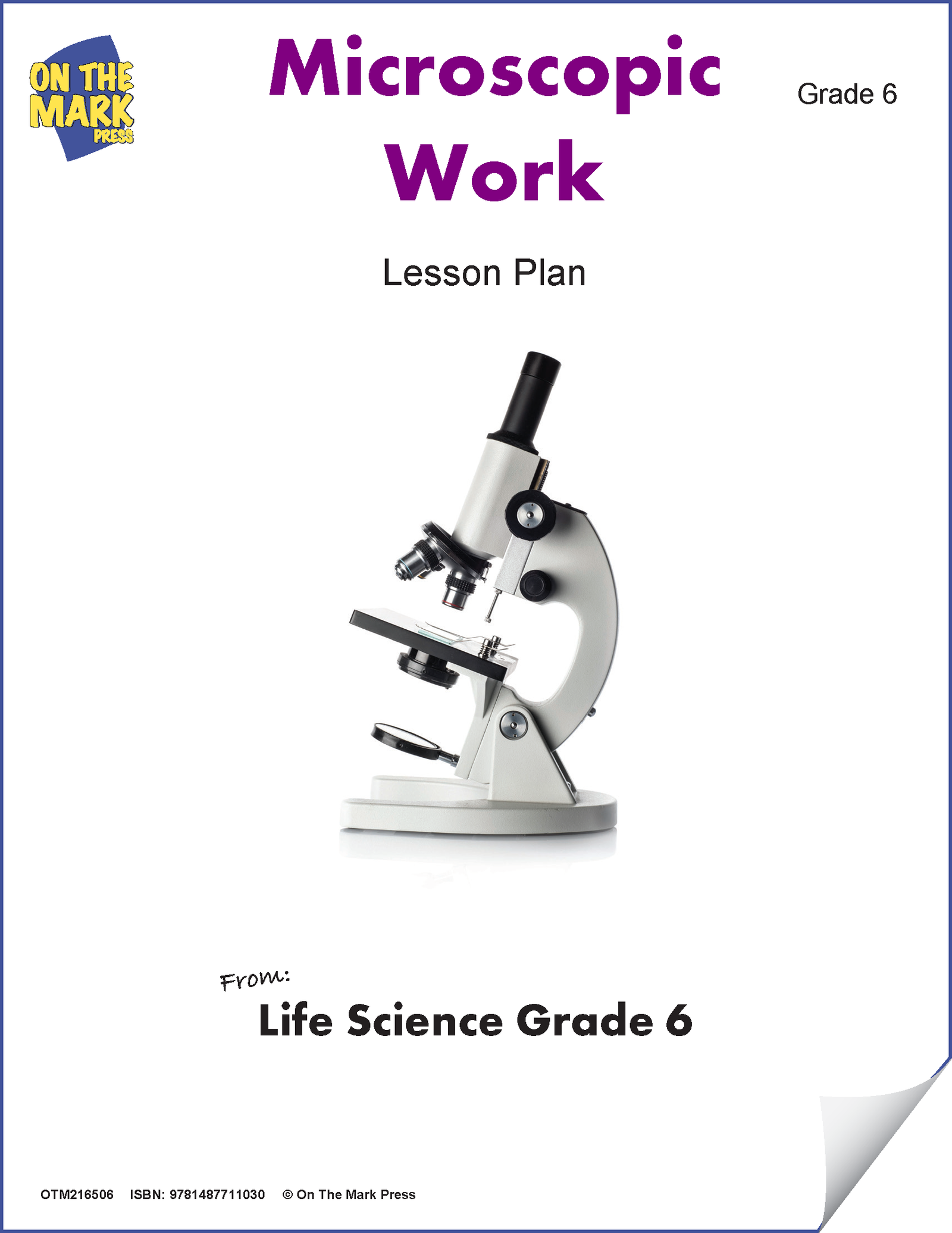 Microscopic Work Ge-Lesson Plan Grade 6