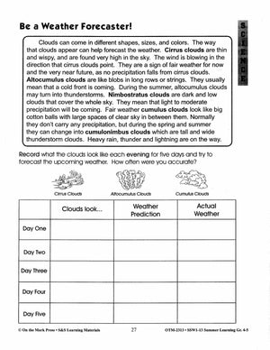 Summer Learning Grades 4-5