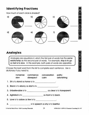 Summer Learning Grades 4-5