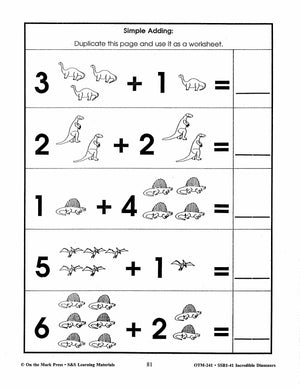 Incredible Dinosaurs Grades PreK-1
