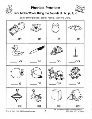 Phonics Practice Workbook Grades 1-3