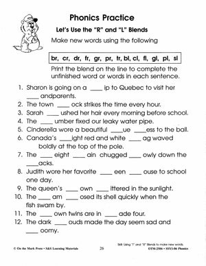 Phonics Practice Workbook Grades 1-3