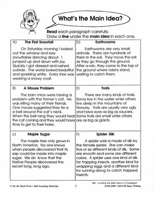 Story Writing Build Their Skills Workbook Grades 1-3