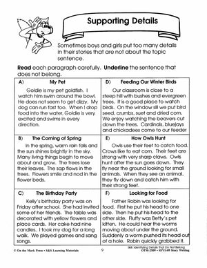 Story Writing Build Their Skills Workbook Grades 1-3