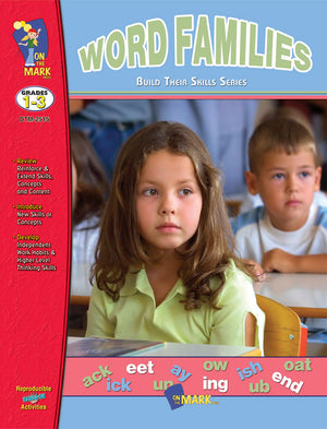 Word Families Practice Grades 1-3: Build Their Skills Workbook