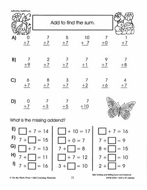 Adición/Addition - A Spanish and English Workbook Grades 1-3