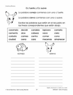 Fonética / Phonics - A Spanish and English Workbook Grades 1-3