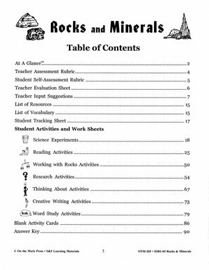 Rocks & Minerals Grades 4-6