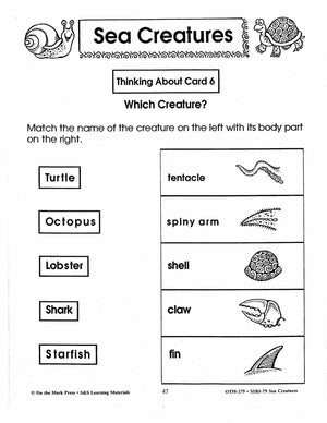 Sea Creatures Grades 1-3