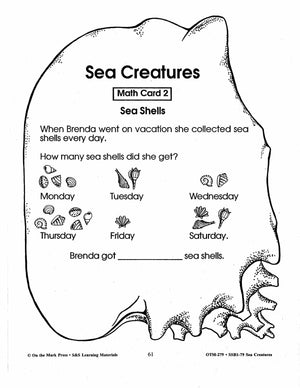 Sea Creatures Grades 1-3
