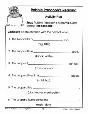 Mammals Grade 1