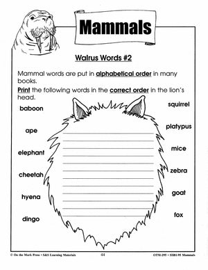 Mammals Grade 2