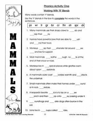 Mammals Grades 3-4