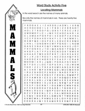 Mammals Grades 3-4