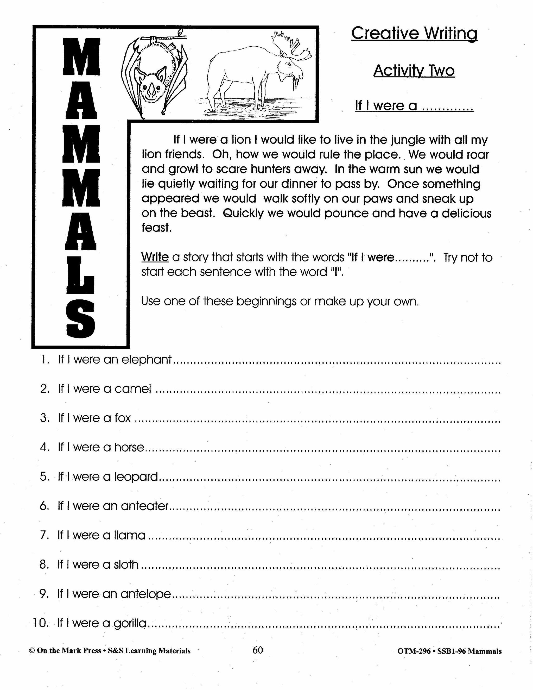 Mammals Grades 3 4