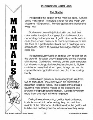 Mammals Grades 3-4