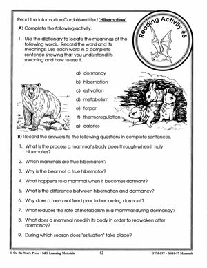 Mammals Grades 5-6