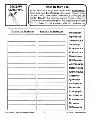 Dinosaurs Grade 3