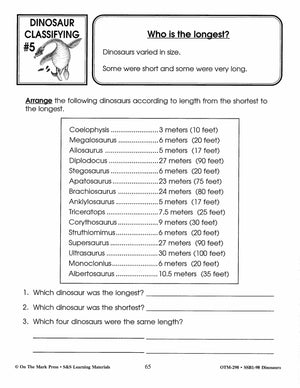 Dinosaurs Grade 3