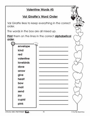 Bouquet of Valentines Reading | Language | Math | Creative Writing Activities Gr. 2