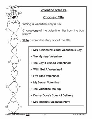 Bouquet of Valentines Reading | Language | Math | Creative Writing Activities Gr. 2