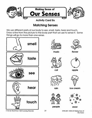 Making Sense of our Senses Grades Kindergarten - 1