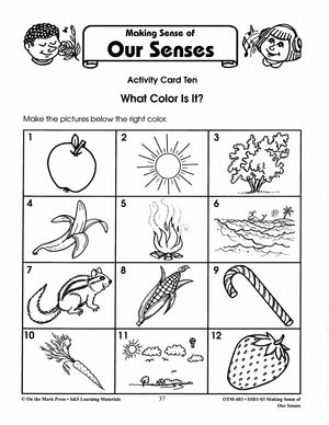 Making Sense of our Senses Grades Kindergarten - 1