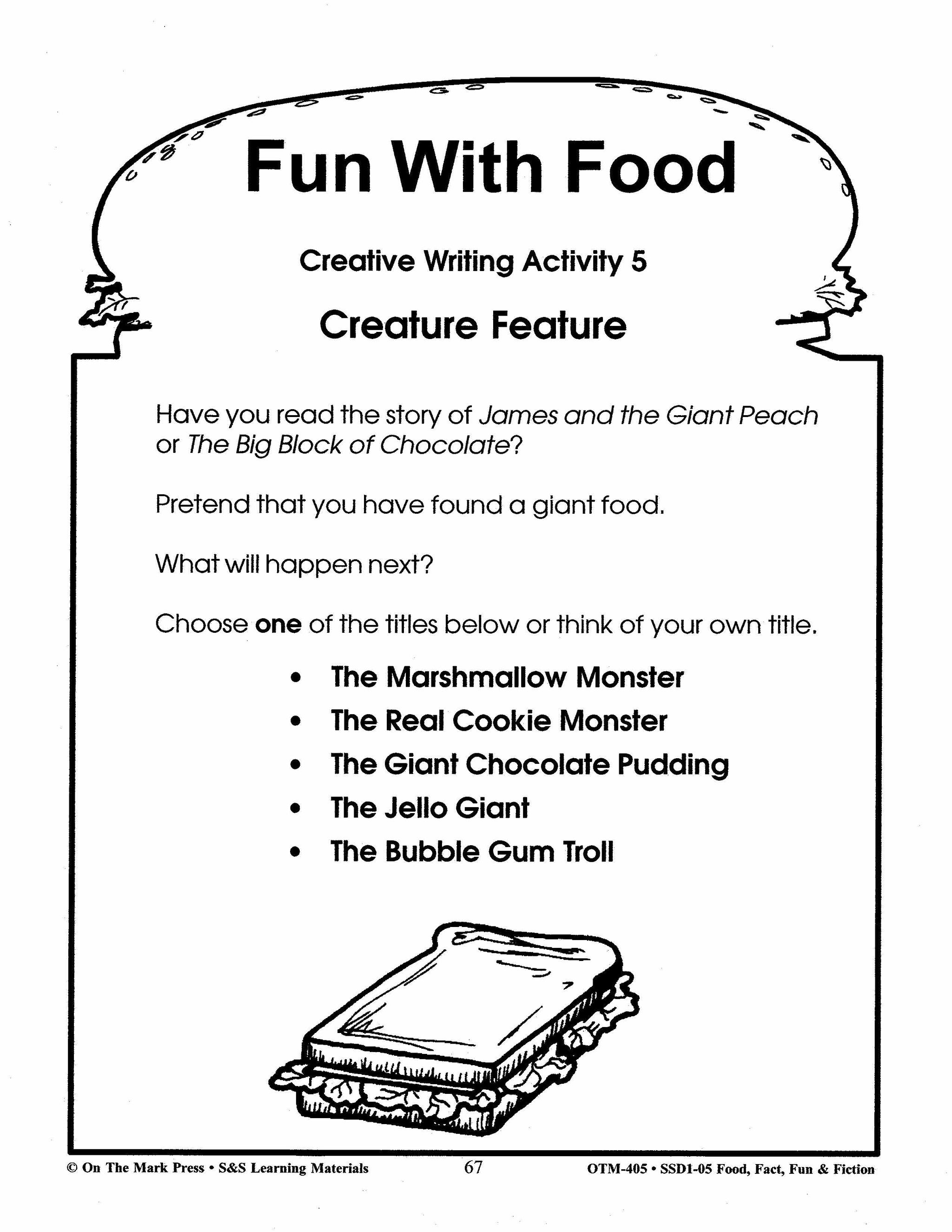 Food, Fact, Fun & Fiction Grades 1-3