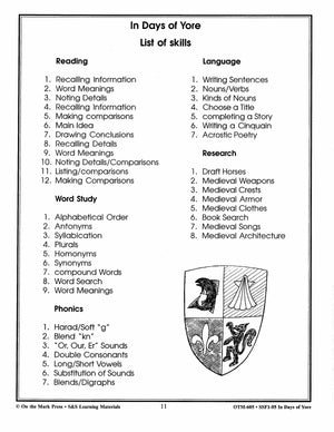 In Days of Yore Grades 4-6