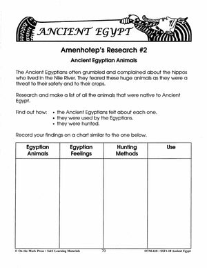 Ancient Egypt Grades 4-6