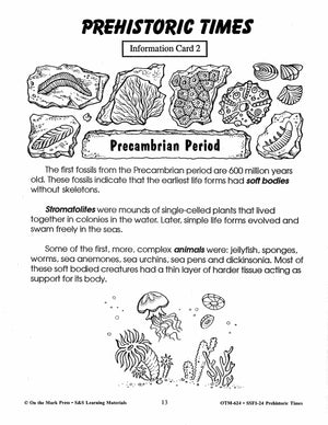 Prehistoric Times Grades 4-6