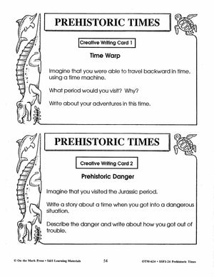 Prehistoric Times Grades 4-6