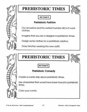 Prehistoric Times Grades 4-6