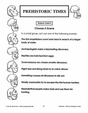 Prehistoric Times Grades 4-6