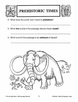 Prehistoric Times Grades 4-6