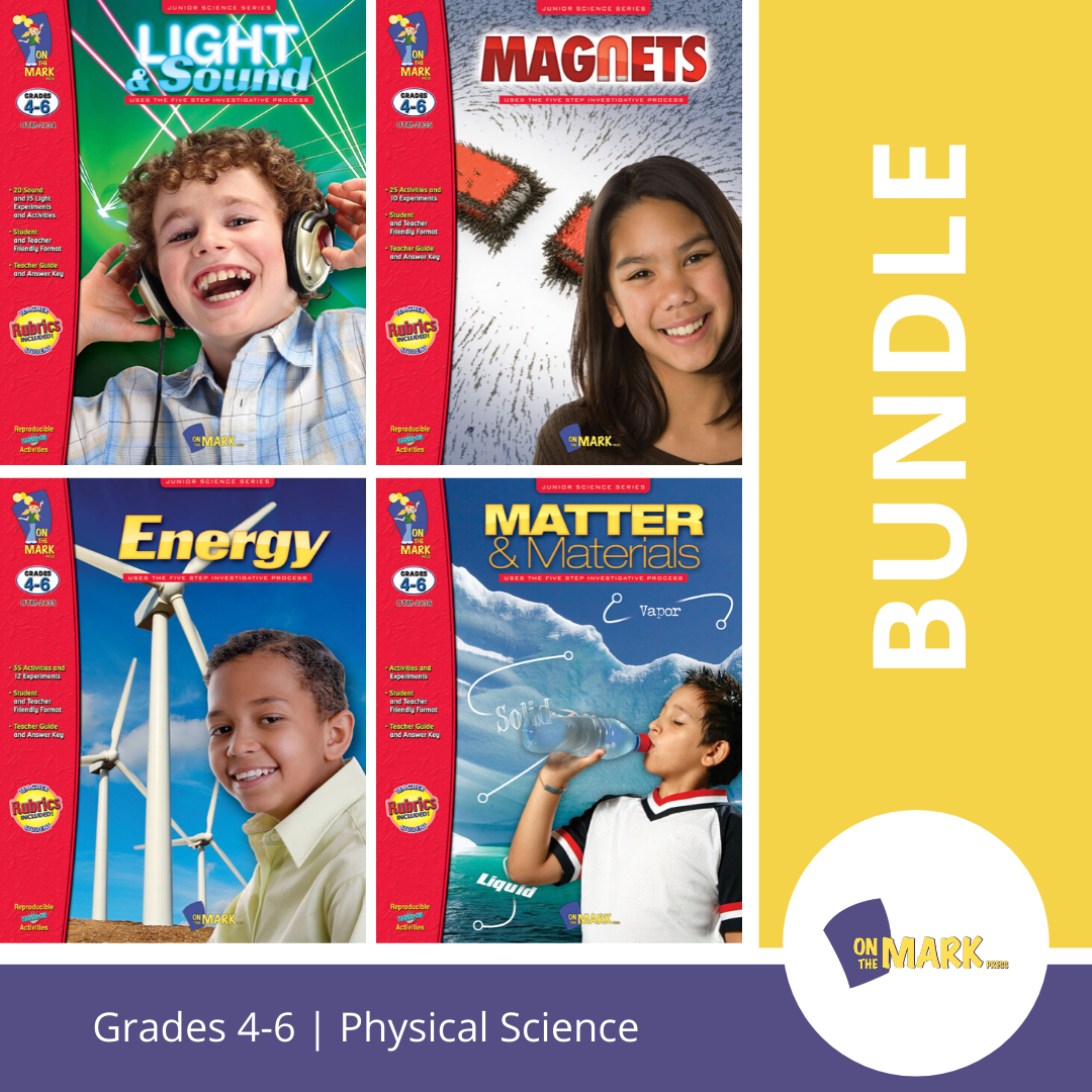 Physical Science Grades 4-6 -  4 Book Bundle!