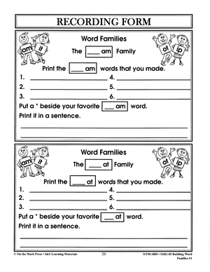 Word Families: Long & Short Vowels - A Two Book Savings Bundle!