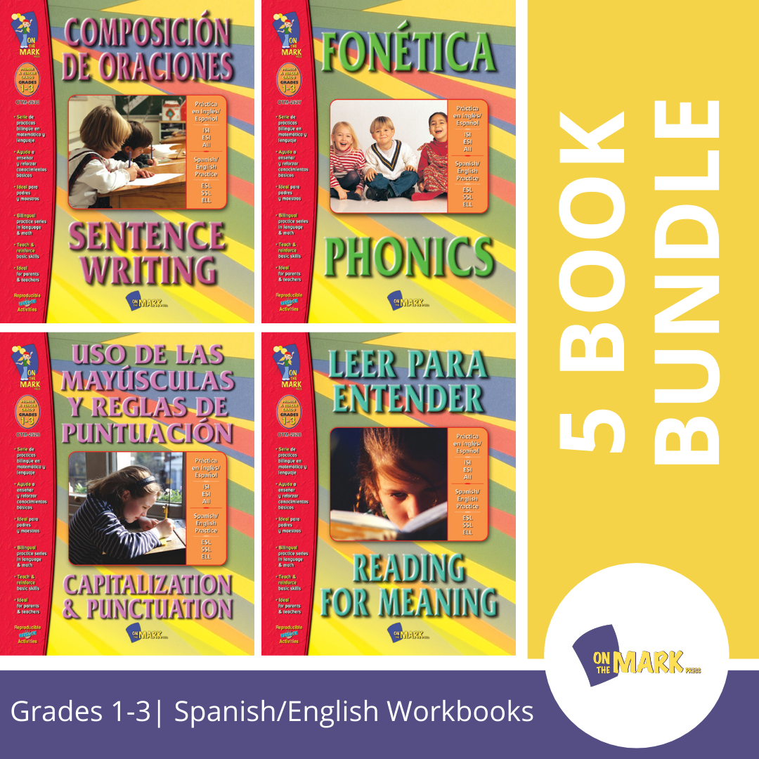 Spanish/English Language Arts 5 Workbook Bundle!