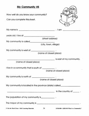 What is a Community? Grades 2-4