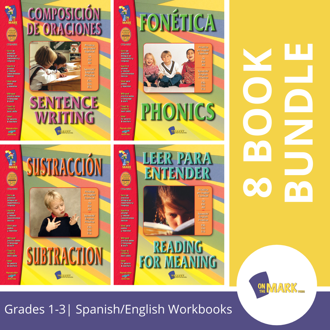 Spanish/English 8 Workbook Bundle!